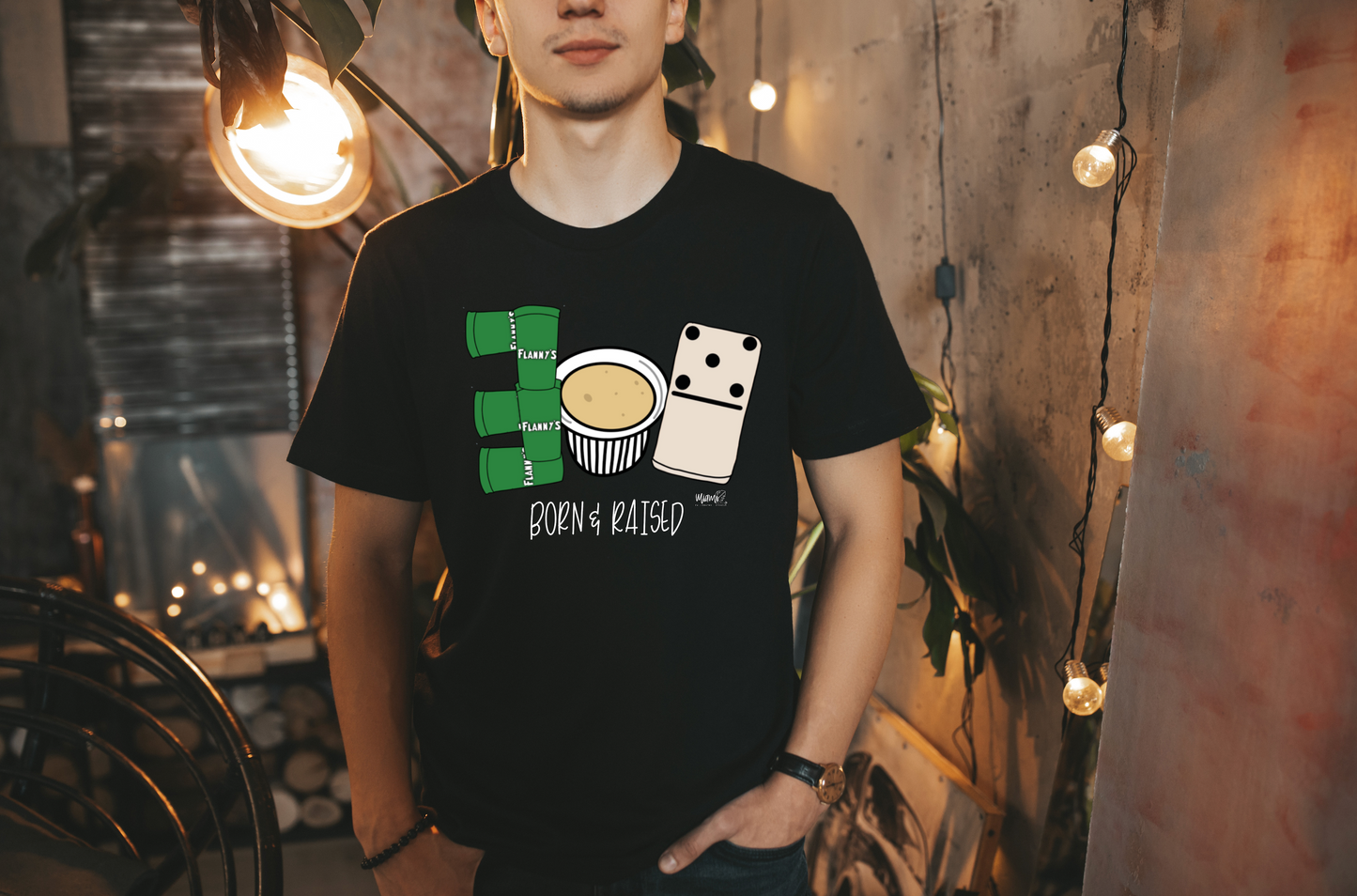 BORN & RAISED 305 DAY TEE